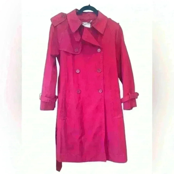 Marc Jacob’s Women’s Red Trench Coat. Size 2. - Picture 3 of 10